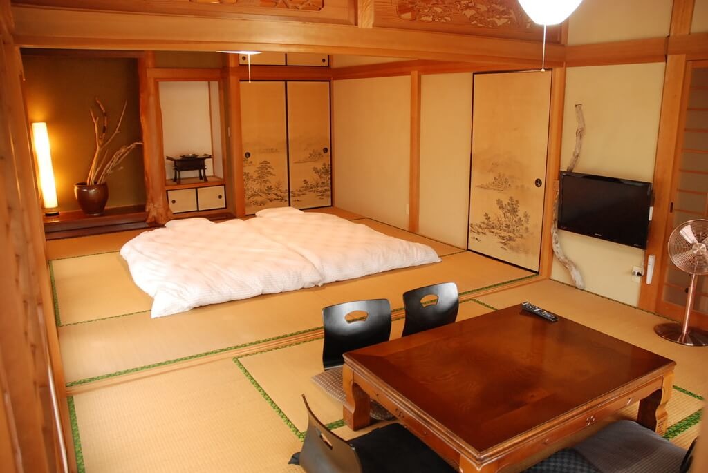 Thiết nội thất phòng ngủ phong cách Nhật Bản
